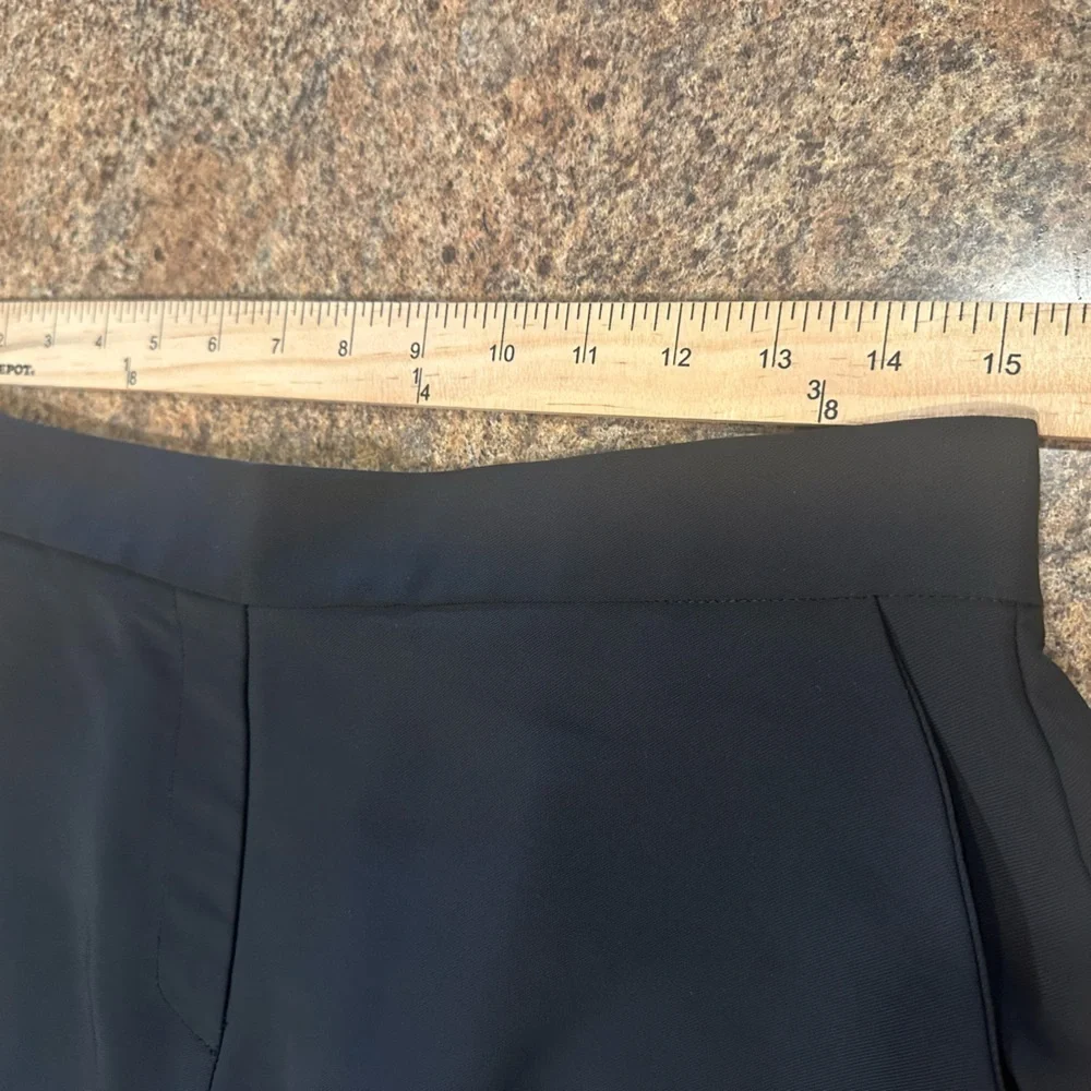 Zenana Wide Leg Pants Size XL Black High Rise Pockets Elastic Waistband At Back - Picture 10 of 12